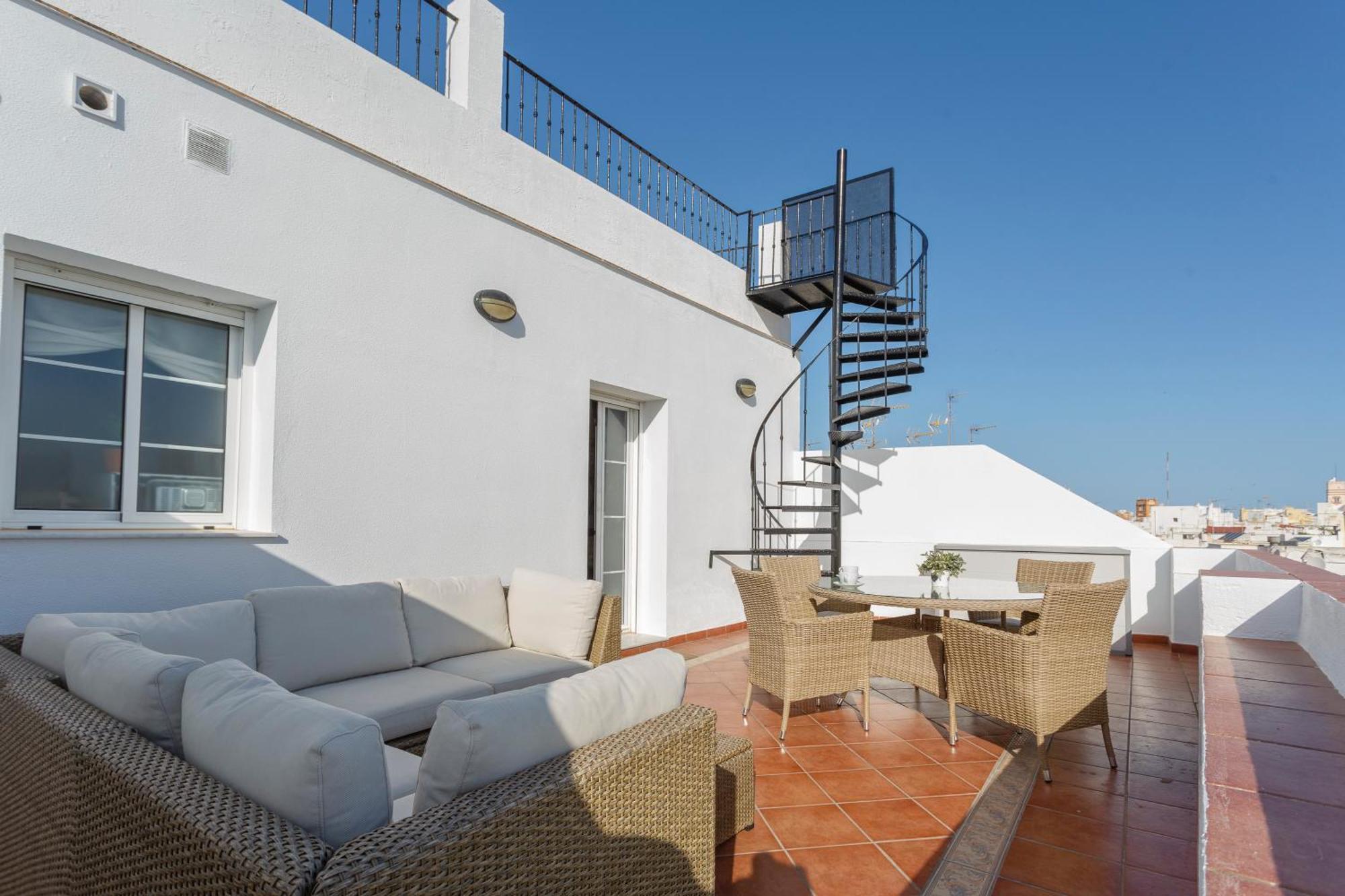 El Atico De Los Ingleses By Cadiz4Rentals (Adults Only) Eksteriør bilde